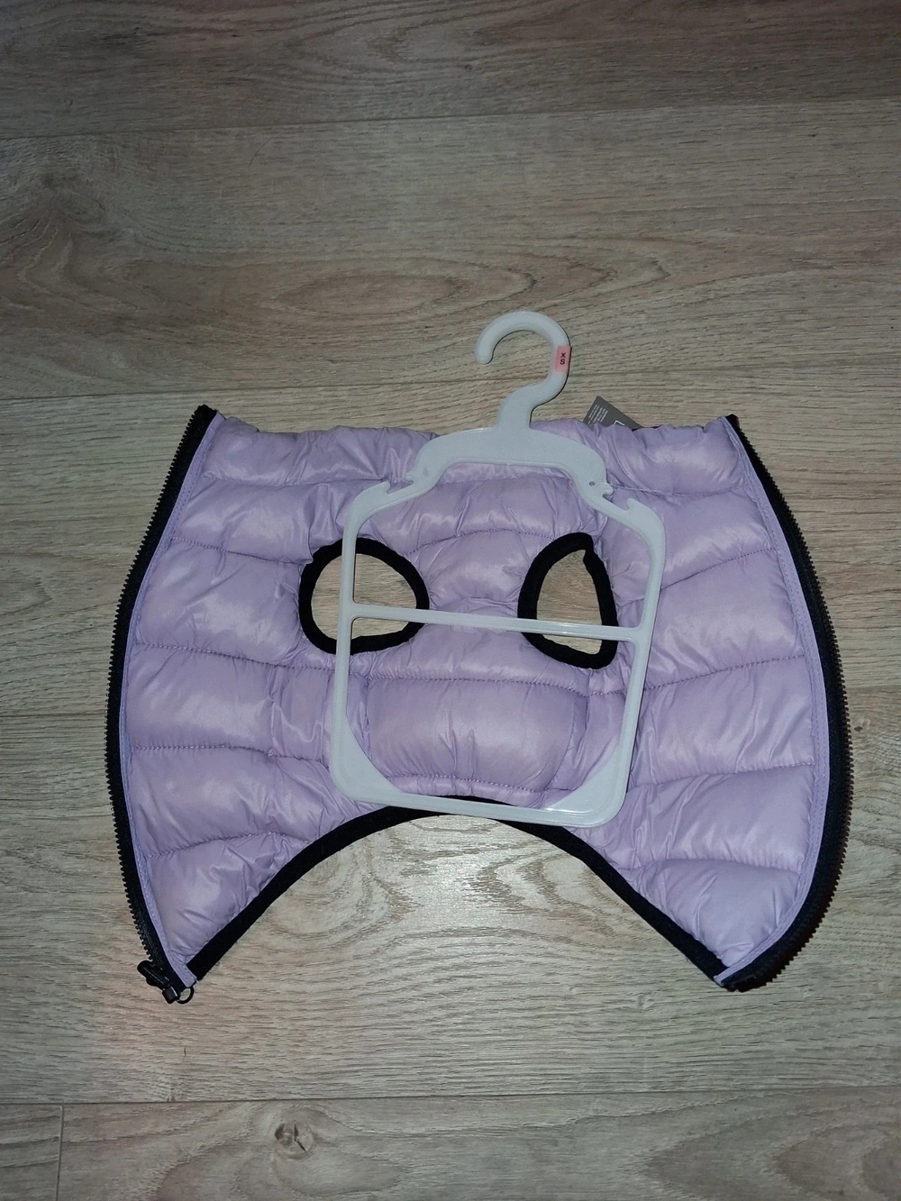 XS Dogs Reversible Puffer Vest Jacket in Magenta And Lilac- Lightweight Warmth - Picture 3 of 3